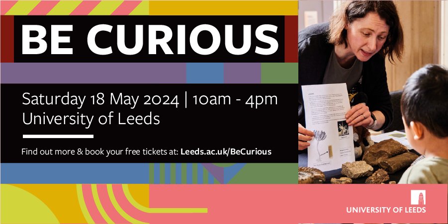 We're excited to be taking part in Be Curious at the University of Leeds this year! 

Come and check out our stand to discover how proteins are made, and create your own protein keychain to take home.

For the full programme and tickets check out  leeds.ac.uk/becurious