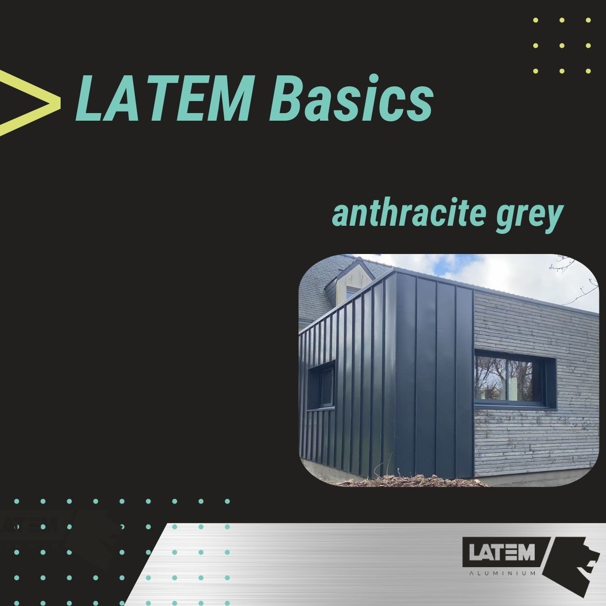 Proyectos que nos encanta enseñar: gama #latembasics anthracite grey.

País: Francia
Distribuidor: Celt Ardoise (Prinquiau)
Instalador: Ets Bertho

#aluminioverde #calidad