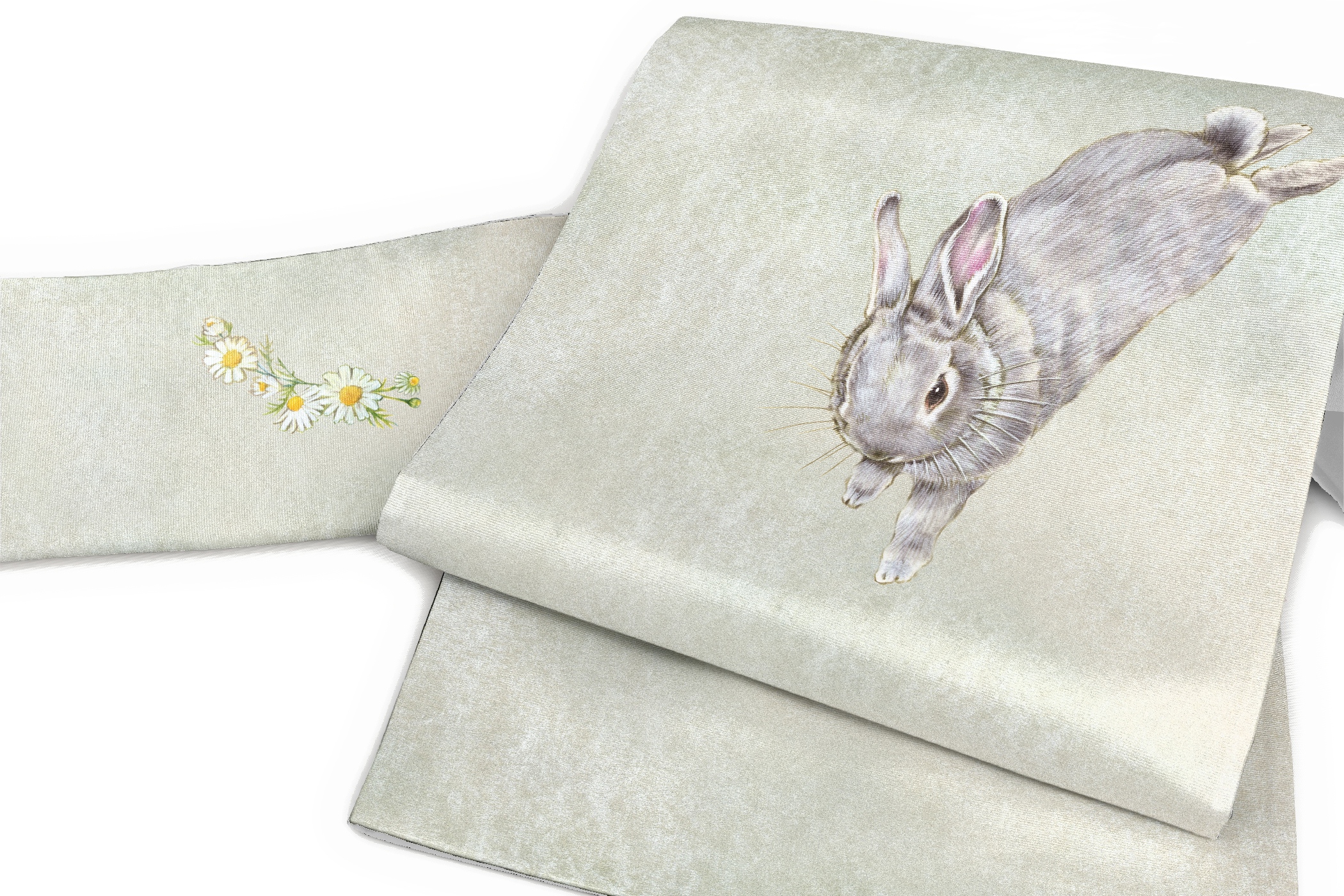 ♦︎きもの結♦︎tumori chisato　総刺繡　京袋帯　うさぎ　兎♦︎19 ♦︎きもの結♦︎tumori chisato 総刺繡 京袋帯 うさぎ 兎♦︎19