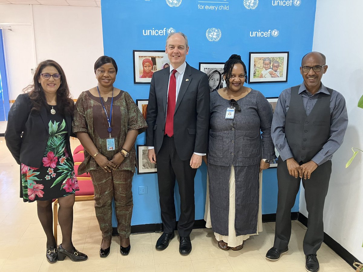 Thank you @uniceferitrea for all you are doing in partnership with the Government of Eritrea to help support children in 🇪🇷. It was a pleasure to visit your offices today and to learn more about your important work.