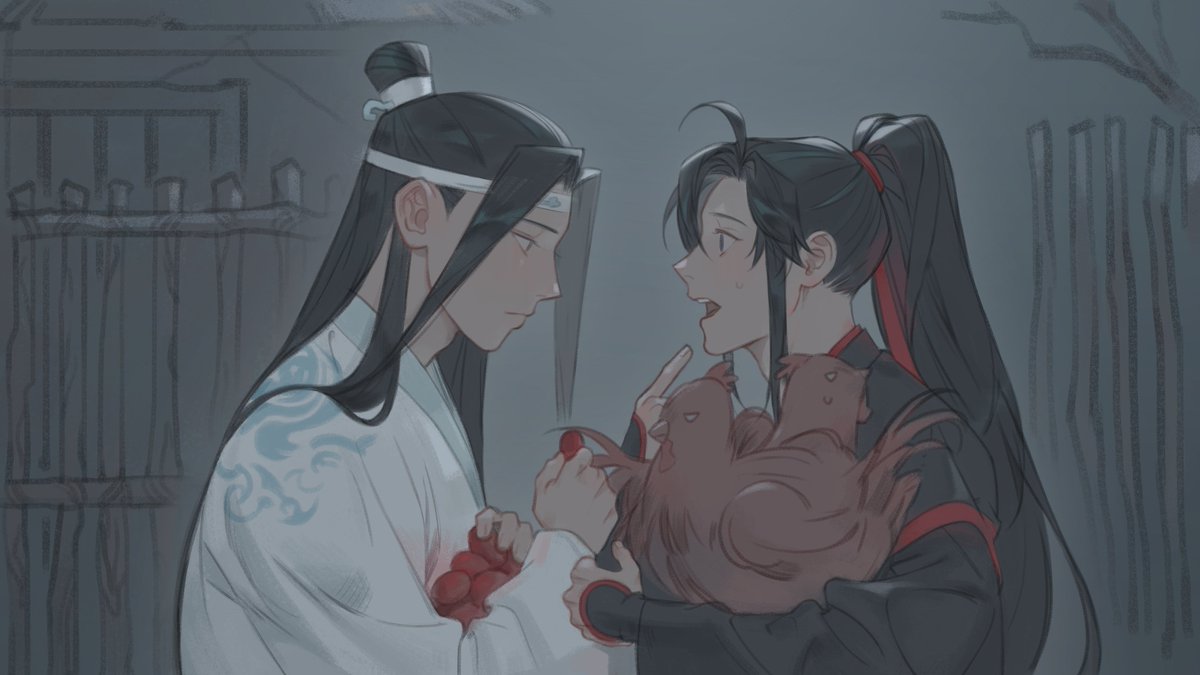 night_rored's tweet image. #魔道祖師 #MDZS

"너 줄게. 전부다."