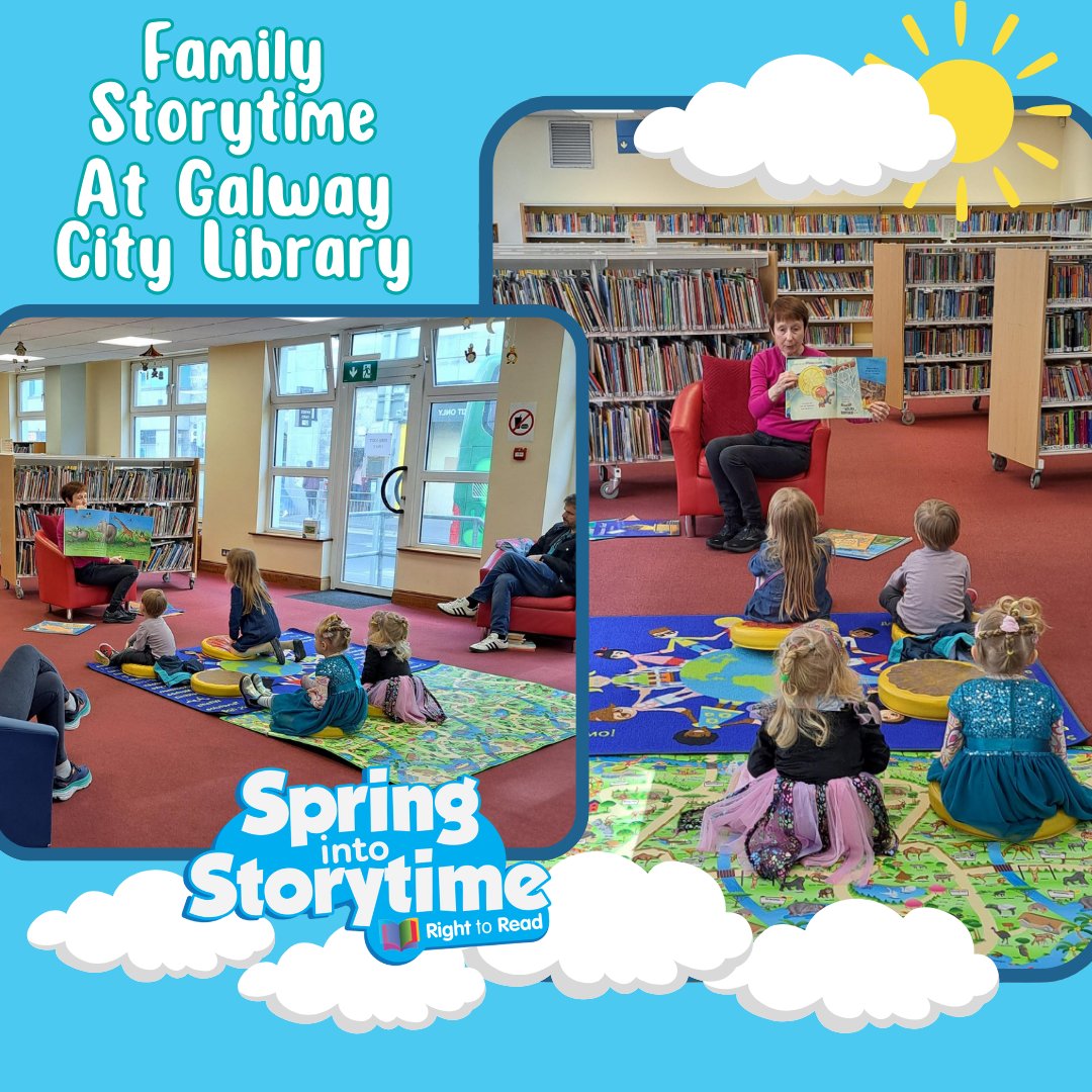 We had lots of fun on Saturday at our Family Storytime!