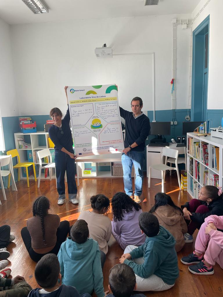 Children of Lisbon present their water-smart ideas to the Mayor #watersmartness #circulareconomy

b-watersmart.eu/children-of-li…