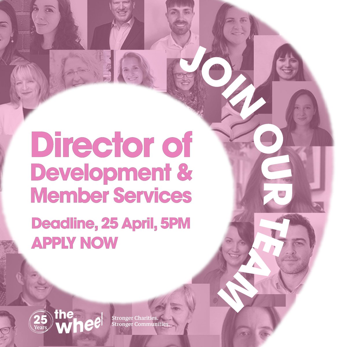 DEADLINE - THIS THURSDAY, 25th April at 5PM! - Thinking about a change? Would you like to become part of a movement of people & organisations working together to shape Ireland’s future? Learn more & apply at wheel.ie/jobs/director-… #dublinjobs #jobsfairy