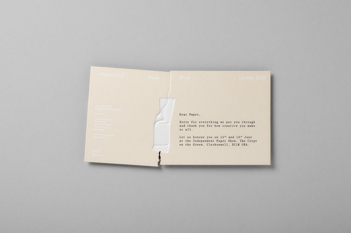 Foilco (@foilco) on Twitter photo The Independent Paper Show London '24.Â
Here they are! The Save the Dates have arrived and wow, are they beautiful 🤤.
To receive a Save the Date or for more information on the show, get in touch via hello@foilco.com / papershow.ch.
We can’t wait to see you there! ❤️🤝 The Independent Paper Show London '24.Â
Here they are! The Save the Dates have arrived and wow, are they beautiful 🤤.
To receive a Save the Date or for more information on the show, get in touch via hello@foilco.com / papershow.ch.
We can’t wait to see you there! ❤️🤝
