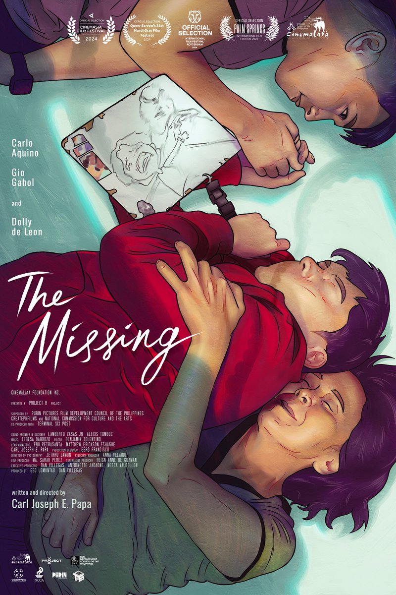 The Philippines' 2024 Oscar entry, The Missing, is a stunning animation that explores queer identities and childhood trauma. UK premiere at 18:20 tonight @BarbicanCentre, plus Q&A with director @carljpapa, hosted by @howweeng: barbican.org.uk/whats-on/2024/…