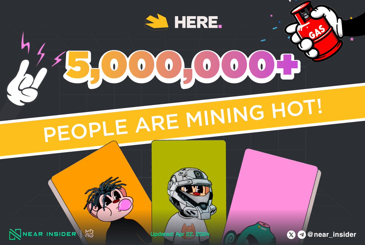 🎉Celebrate 5,000,000+ people mining HOT!🎉 Milestone 🔍 ▸ 20M HOT has already been mined ▸ Launched HOT Pad, NFTs, Staking, Swaps, Boxes ▸ Distributed $500k+ giveaway to users in $UWON, $BENDOG, $AURORA, $NVIDIA, $USDT, $HAPI and other tokens ▸ UWON listed on MEXC and