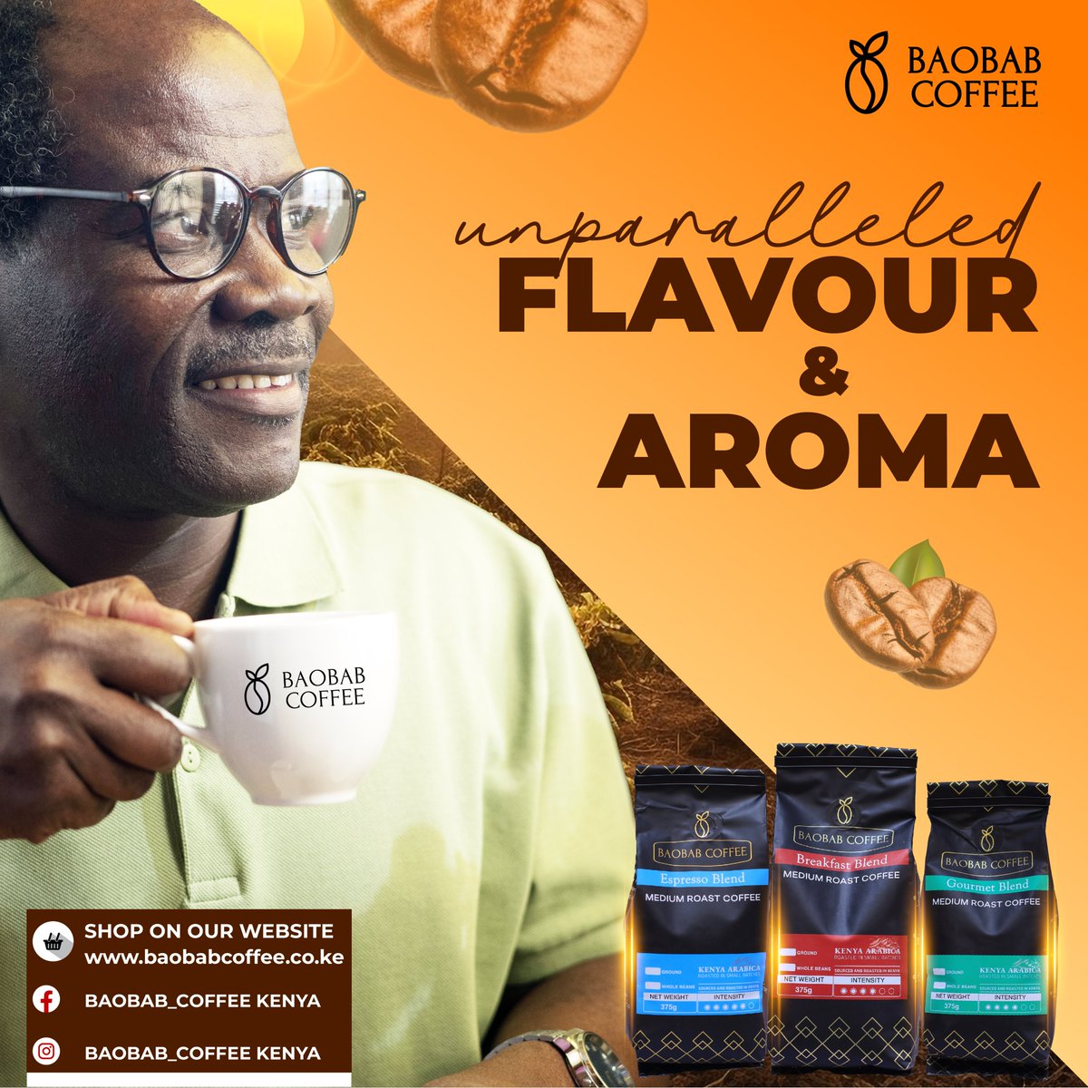 Indulge in coffee that is simply full of flavour and aroma. Get your hands on these unparalleled flavors today! Shop now on our website, through our social media platforms, or find us at select stores like @tushop_pamoja or @greenspoonke

#authenticflavors #coffee #coffeetime