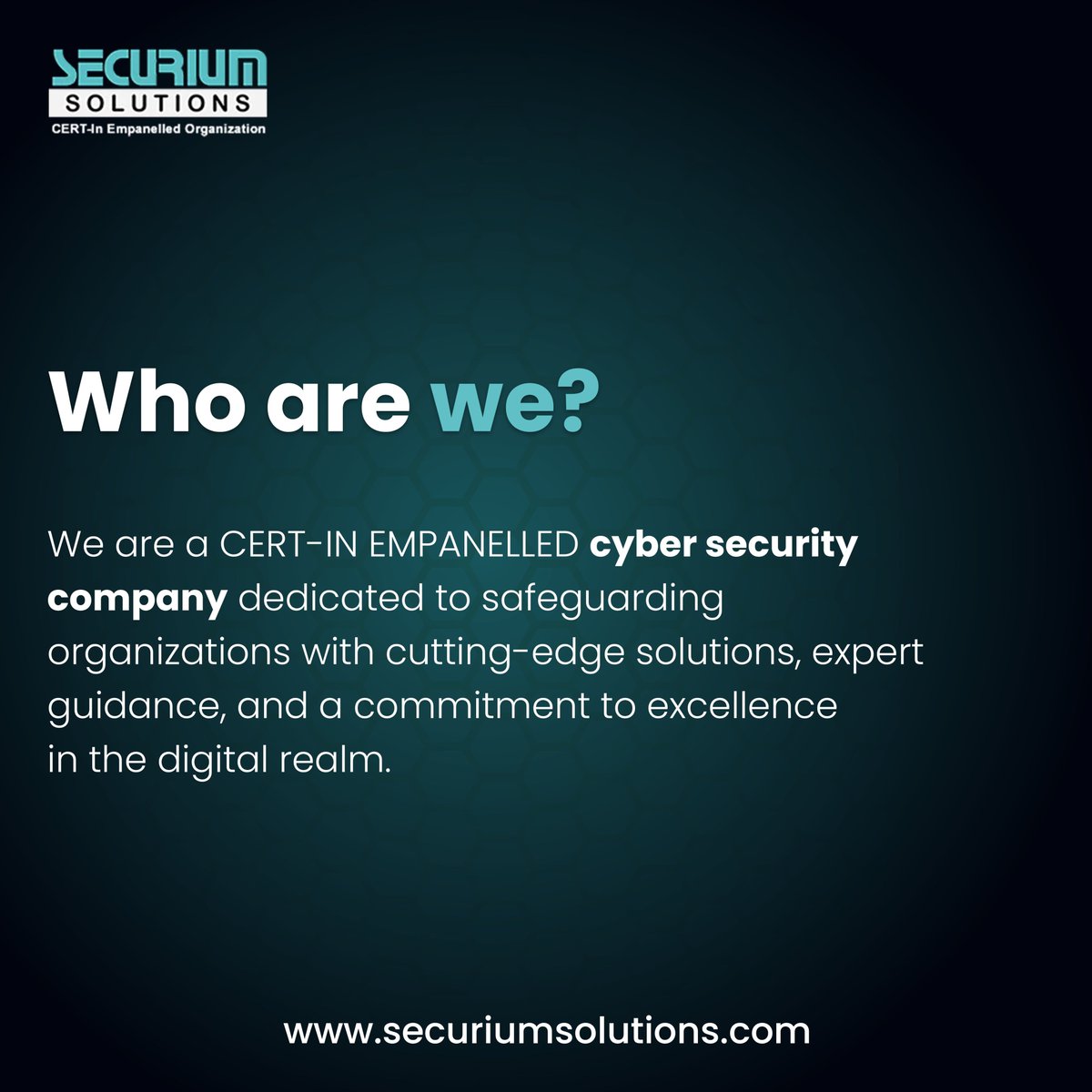 securiumsoln's tweet image. Empowering organizations to thrive securely in the digital age with our 𝘾𝙀𝙍𝙏-𝙄𝙉 𝙚𝙢𝙥𝙖𝙣𝙚𝙡𝙡𝙚𝙙 𝙚𝙭𝙥𝙚𝙧𝙩𝙞𝙨𝙚 and innovative cyber solutions.
📞 Contact Us Now at 74559 23827
#Securiumsolutions #CyberSecurity #DigitalSecurity #DataProtection #CyberDefense