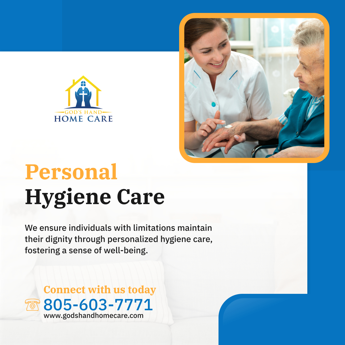 Personal care with visible results. Trust us to support your loved ones in maintaining their daily hygiene with respect and professionalism. 

#OxnardCA #HomeCare #PersonalHygieneCare
