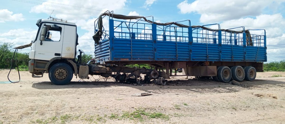 Terrorists IED struck a truck outside Bogyar trading center in Dadaab area of Garissa County on Sunday at 1245hrs. No casualties. Partial damage on the truck.