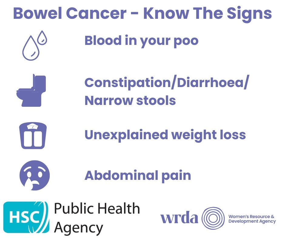 April is #BowelCancerAwarenessMonth. Early detection is key to improved survival rates, It is a good idea to be aware of the symptoms of bowel cancer Find out more here buff.ly/3x6mLeP