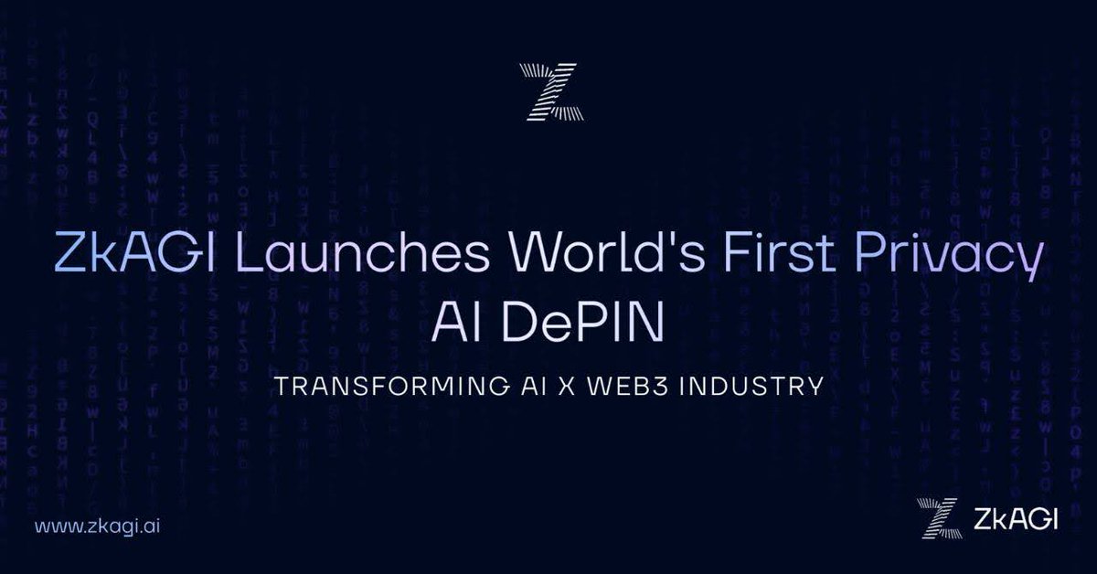 Dubai, 22 April 2024: ZkAGI, or Zero-knowledge Artificial General Intelligence, has entered the market, signalling a significant advancement in the Web3 industry. ZkAGI stands as the world’s first privacy AI decentralised physical infrastructure #ZkAGI

bitcoinworld.co.in/zkagi-launches…