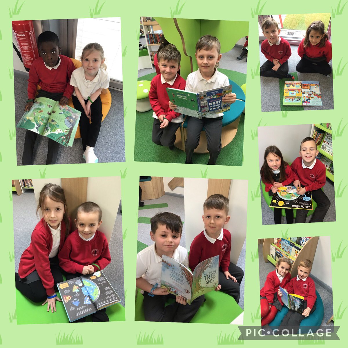 This morning in our library session, we started our Earth Day celebrations by finding and sharing books linked to the planet!🌍📖🤩#REACH #WygateWay #EarthDay #GreenPledge @VoyageEP