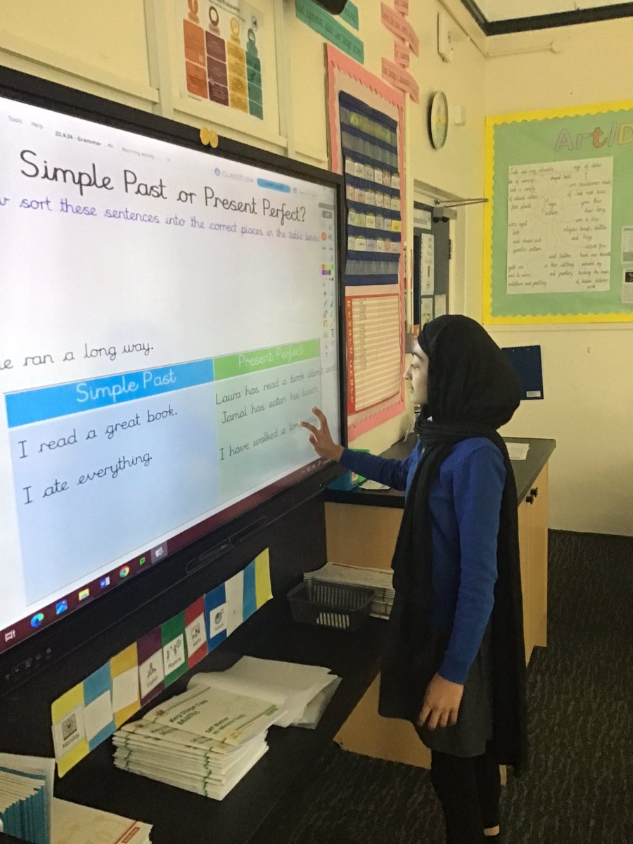 Year 6 have been recapping progressive tenses as well as past and present perfect tenses. #Grammar #GPS #RRSA #Article28