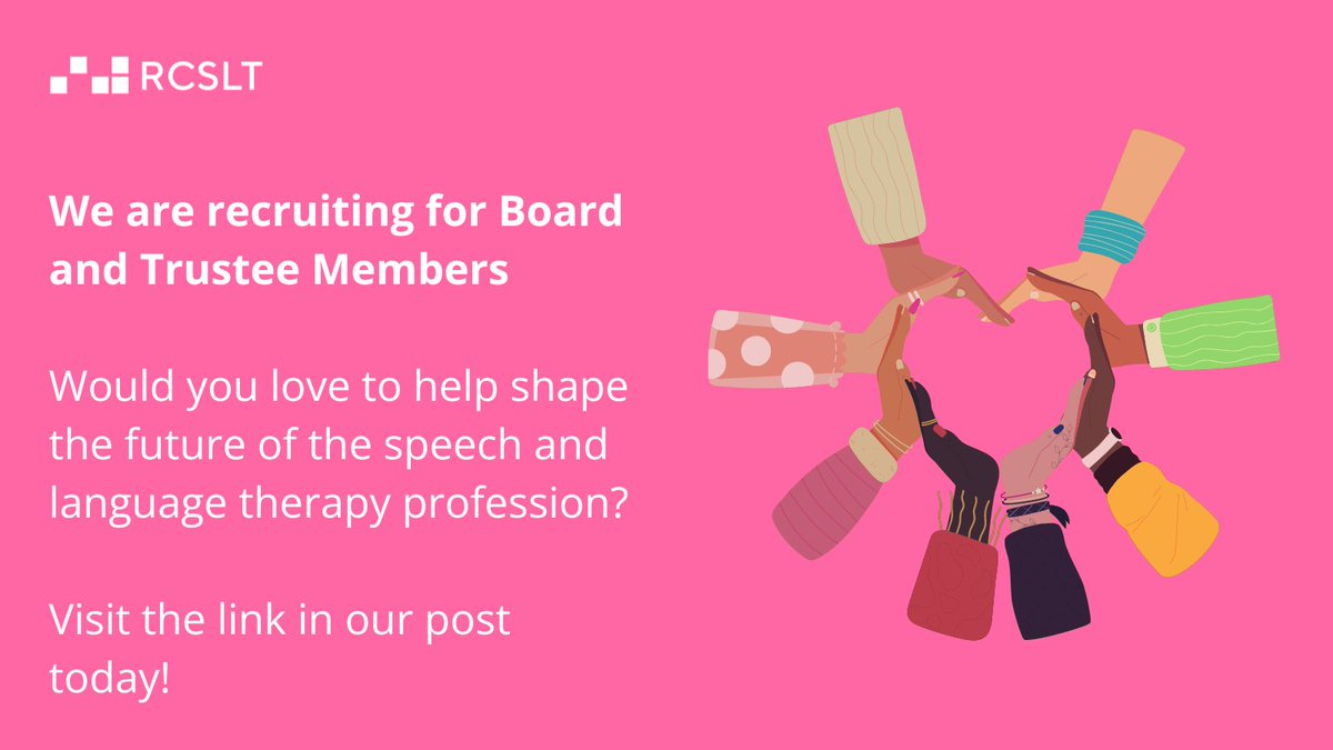 Looking for a new challenge? Would you like to broaden your skills & experience, & help shape the future of the speech & language therapy profession at the same time? If so, one of these opportunities could be for you: rcslt.org/about-us/join-……… (Closing date, 9am on 10/5/24)