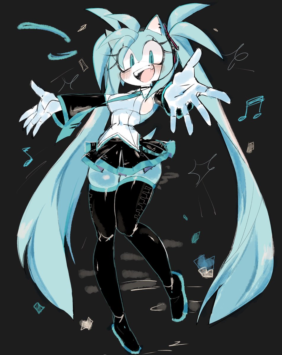 USA37107692's tweet image. Miku Amy🩵🤍♡