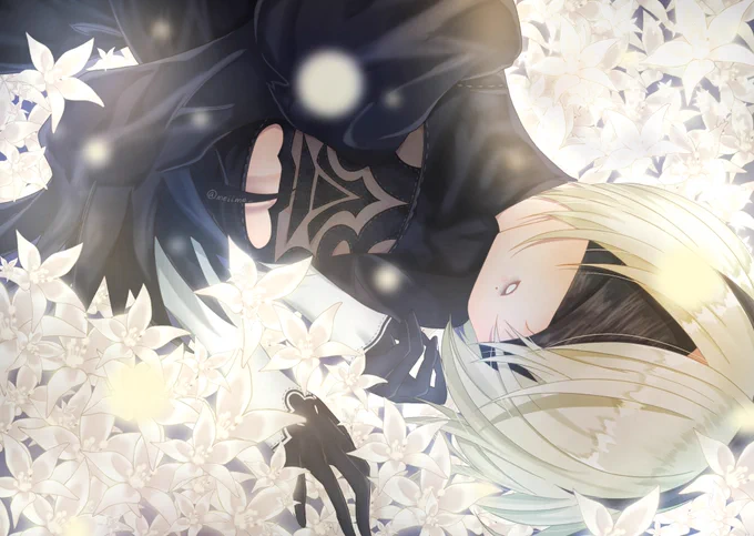 過去絵だけど、、 大好きな作品。おめでとうございます #NieR14thAnniversary