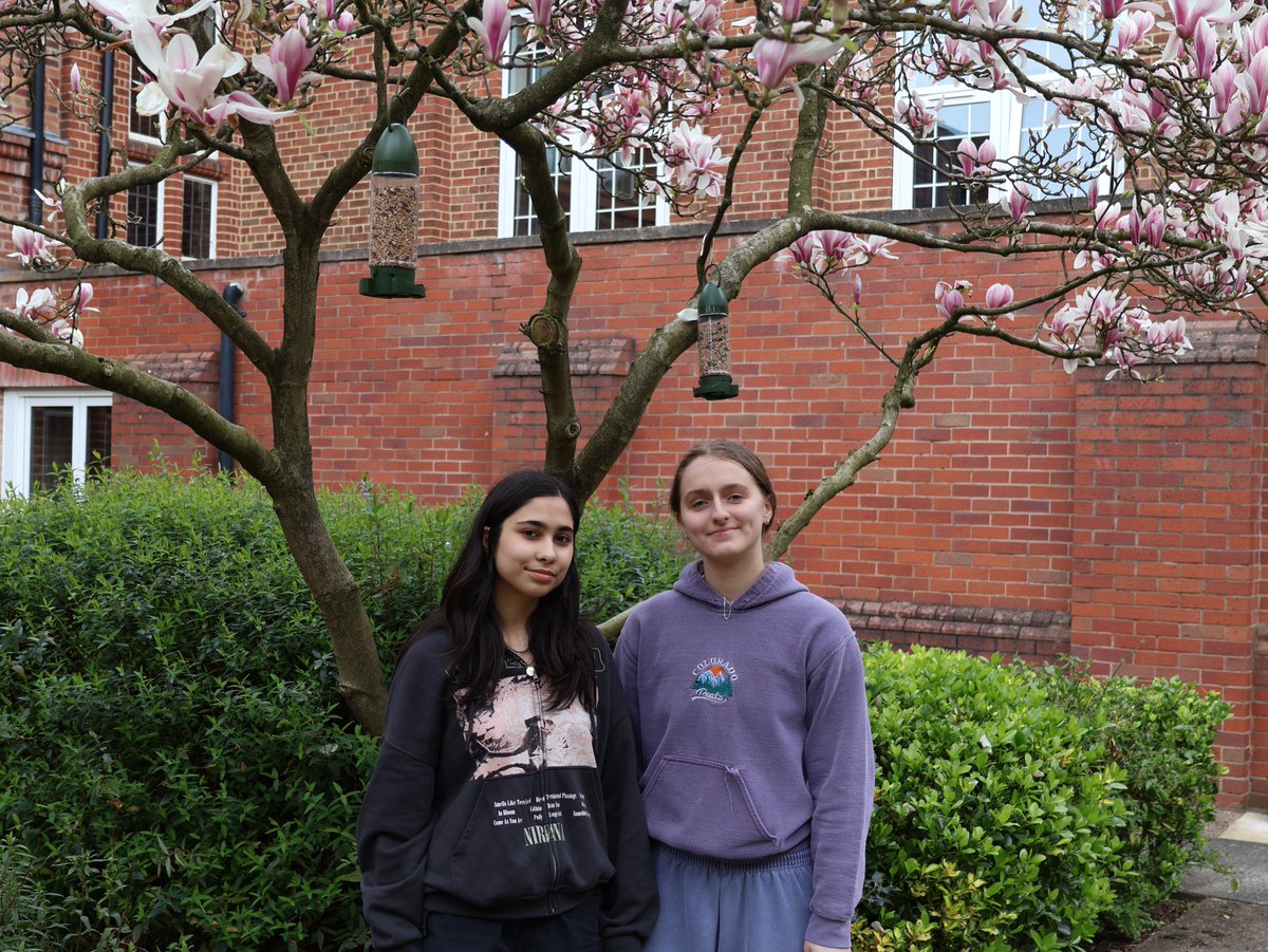 In honour of Earth Day today, we are pleased to announce that Ellie and Priya will be taking over the role as Biodiversity Ambassadors. 🌿👏 Hear what they had to say about their new responsibility on our website ➡ kehs.org.uk/news/biodivers…