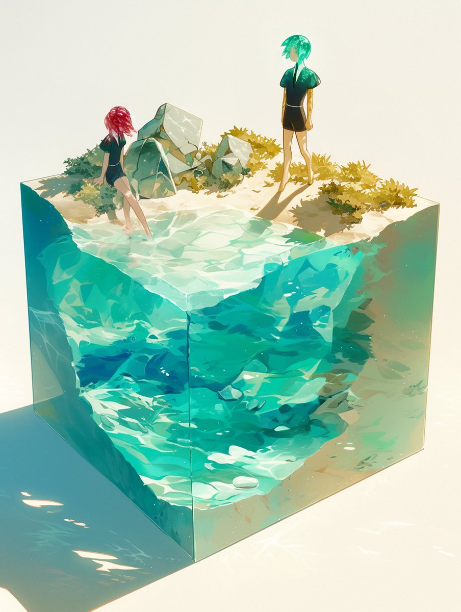 motoi_takumi's tweet image. 宝石の国ヴィネット #AIイラスト #housekinokuni_fanart