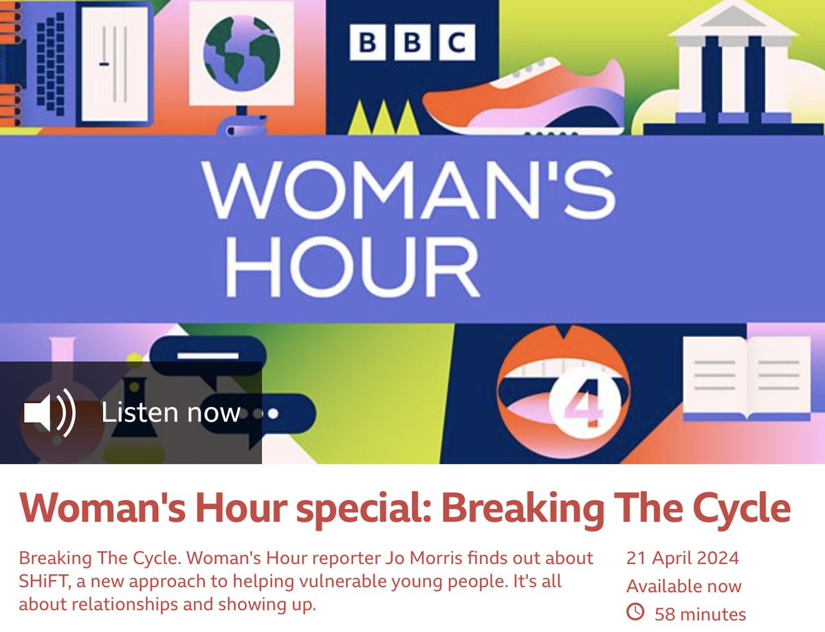 shiftukorg's tweet image. &apos;Breaking the Cycle&apos;, a @BBCWomansHour series that aired at the end of March, is now available to listen to in full. Reporter @joeyfornow spent time with the SHiFT Guides and young people and families in @TamesideCouncil Listen now: 
bbc.co.uk/programmes/p0h…