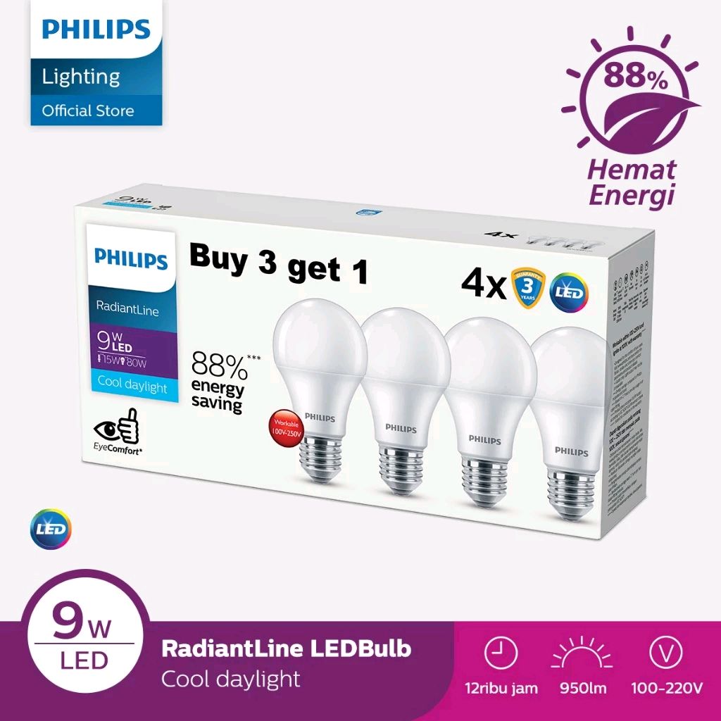 Cek Philips RadiantLine Multipack LEDBulb 6500K Putih 5W, 7W, 9W, 11W dengan harga Rp71.500. Dapatkan di Shopee sekarang! shope.ee/9eyNOZ99c3?sha… #ShopeePayTHRgratis #ShopeeID #RacunShopee #shopeePayTHR #shopeehaul