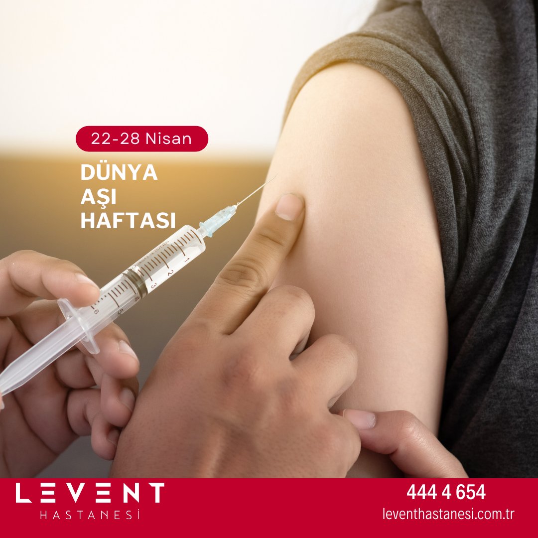 22-28 Nisan Dünya Aşı Haftası
Enfeksiyonlardan korunmanın en kolay ve en etkili yolu aşılanmaktır.
#aşıhaftası #leventhastanesi