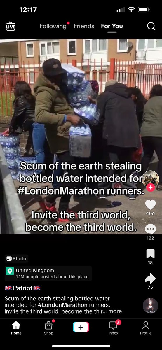Look at the scum stealing bottles of water for the #londonmarathon2024 runners. 
#london is a cesspit under @SadiqKhan and the useless @metpoliceuk