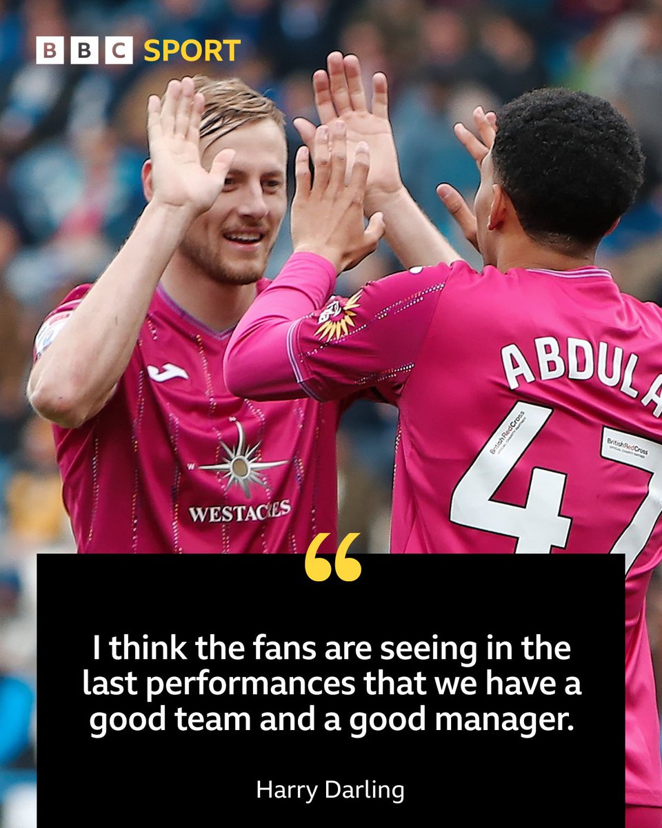 Swansea defender Harry Darling says the fans are starting to see the best out of the team under Luke Williams ⚽ #BBCFootball