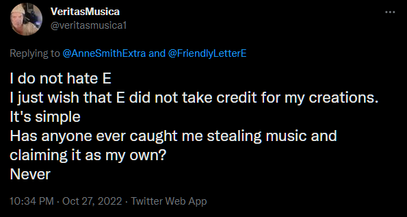 cheshire3301's tweet photo. But nobody is saying anything or even cares. And you are using screenshots that I put out when I have already said, "There is not enough evidence to point Thomas as E" I appreciate your kind words, but literally, I didn't care. But if you are asking for 'another' apology and using my old screenshots when there is no need. 

Well, that's just SUS. I said it before: I don't care about these things anymore. Take this as a suggestion, let it be, no one cares. And if E allegedly is a pedo... well, (image) I don't want controversy, but why try to make me look bad? (honest question). 

Nobody convinced me to dump anything, just a bunch of 'weird' things that I found.