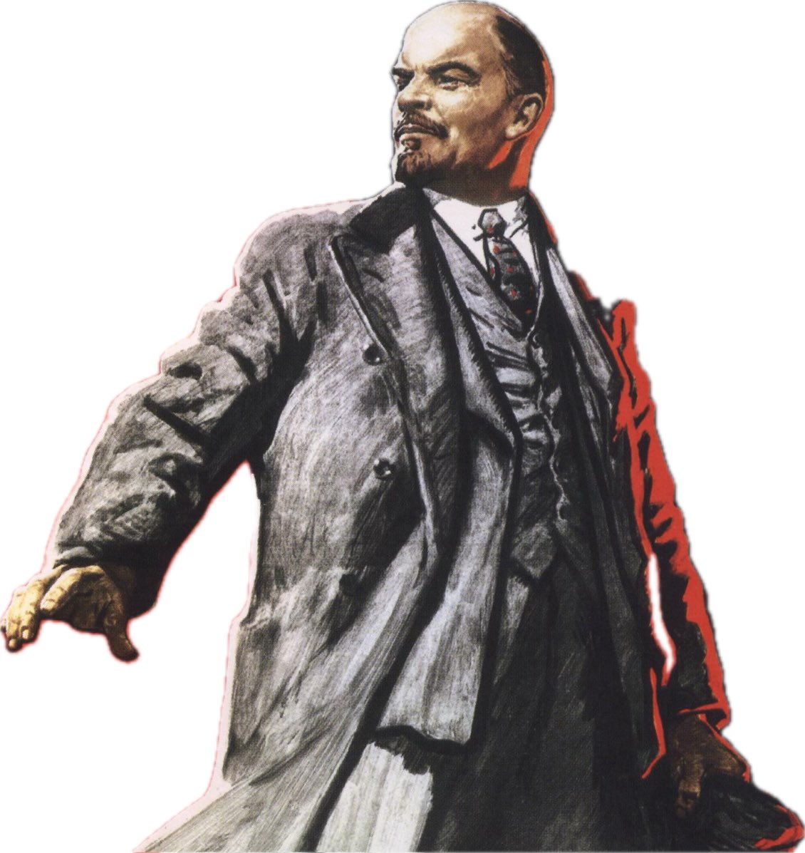 Ленин - жил, Ленин - жив, Ленин - будет жить!
