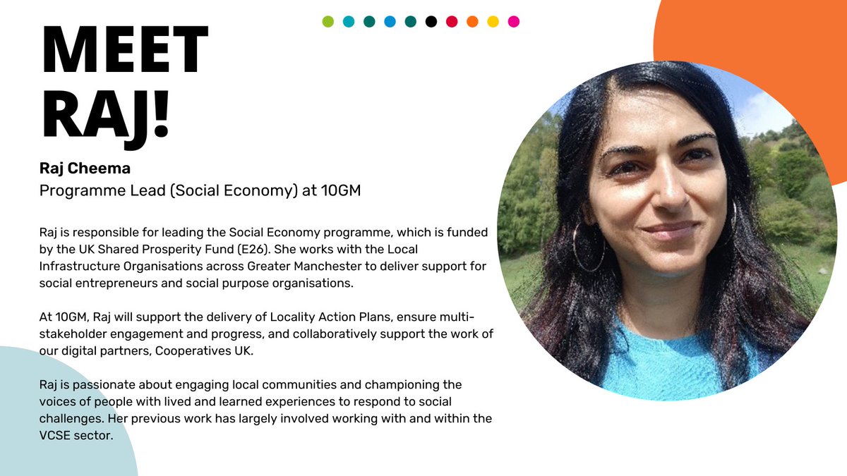 Meet Raj!👋 Raj has joined us as the Programme Lead for our 🆕Social Economy Programme which will provide support to social economy organisations to deliver an alternative way of doing business in Greater Manchester. Find out more: lght.ly/33jjl9n