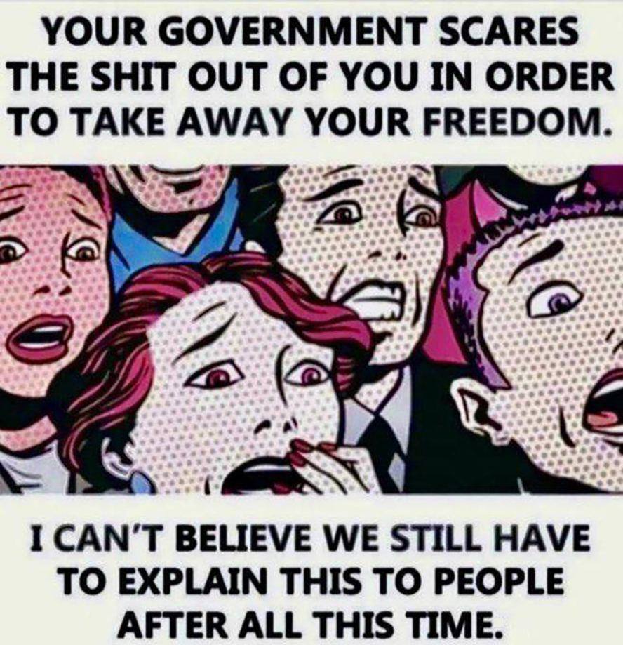 Ever notice that scared people get angry very quickly when you refuse to subscribe to their fear levels... 🤪