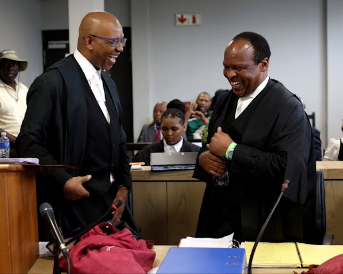 The People’s Advocate @AdvDali_Mpofu SC & Adv Sikhakhane SC. 🔥🔥🔥

Phezukwabo 😂😂Azikhale Bantanabam!

Next is @PublicProtector Kholeka Gceleka. Her criminal ways must be dealt with!