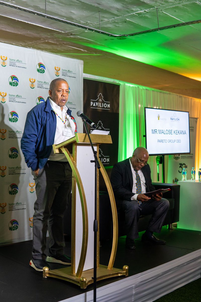 We are so excited to launch the newly established @HomeAffairsSA at the Pav. Our GCEO, Mr Malose Kekana emphasises that this collab has worked well and will help many in the community to ensure they have the most important identification in their pockets. #pavwelcomeshomeaffairs