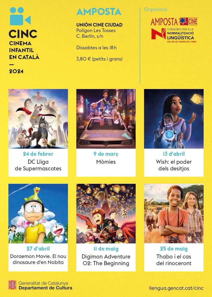 Cinema infantil en català a Amposta 🎥 'Digimon Adventure 02: The Beginning' 📆 11 de maig ⏰ 18.00 h #terresdelebre