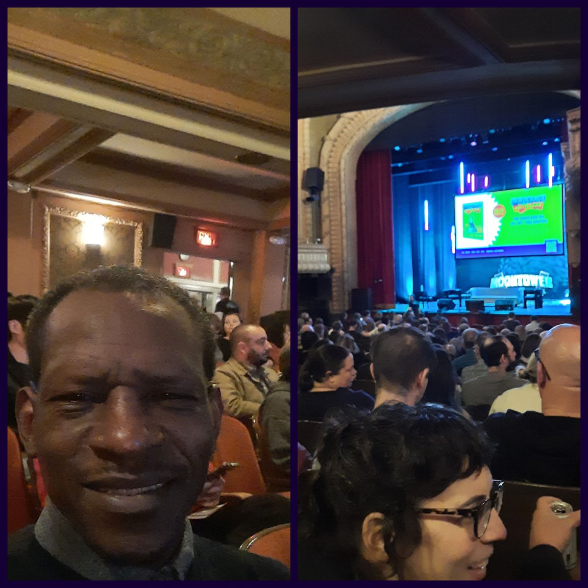 Enjoyed it!!!!!!!!!!!!! Don't really know how i shopped a smile the way my day has went. 11 days,last show,just glad to be hear and catch one @MoontowerComedy Festival Show.......Glad i did!!