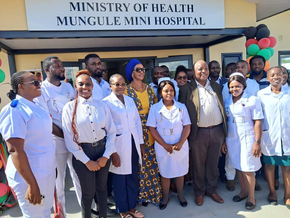 NMSILTD's tweet photo. Last month we had the official opening of Mungule Mini Hospital in Zambia. This is hospital 110 of 115 to be handed over to the Ministry of Health in Zambia. These mini hospitals are transformative to the communities in which they have been built. https://t.co/uIco2UuOKO
