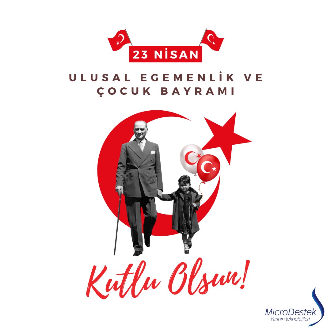 23 Nisan Ulusal Egemenlik ve Çocuk Bayramı kutlu olsun! 🎈
Türkiye Büyük Millet Meclisi'nin açıldığı bu özel günde, geleceğimizi şekillendirecek çocuklarımızı sevgiyle kucaklıyoruz. 💕

#23Nisan #ÇocukBayramı #UlusalEgemenlik