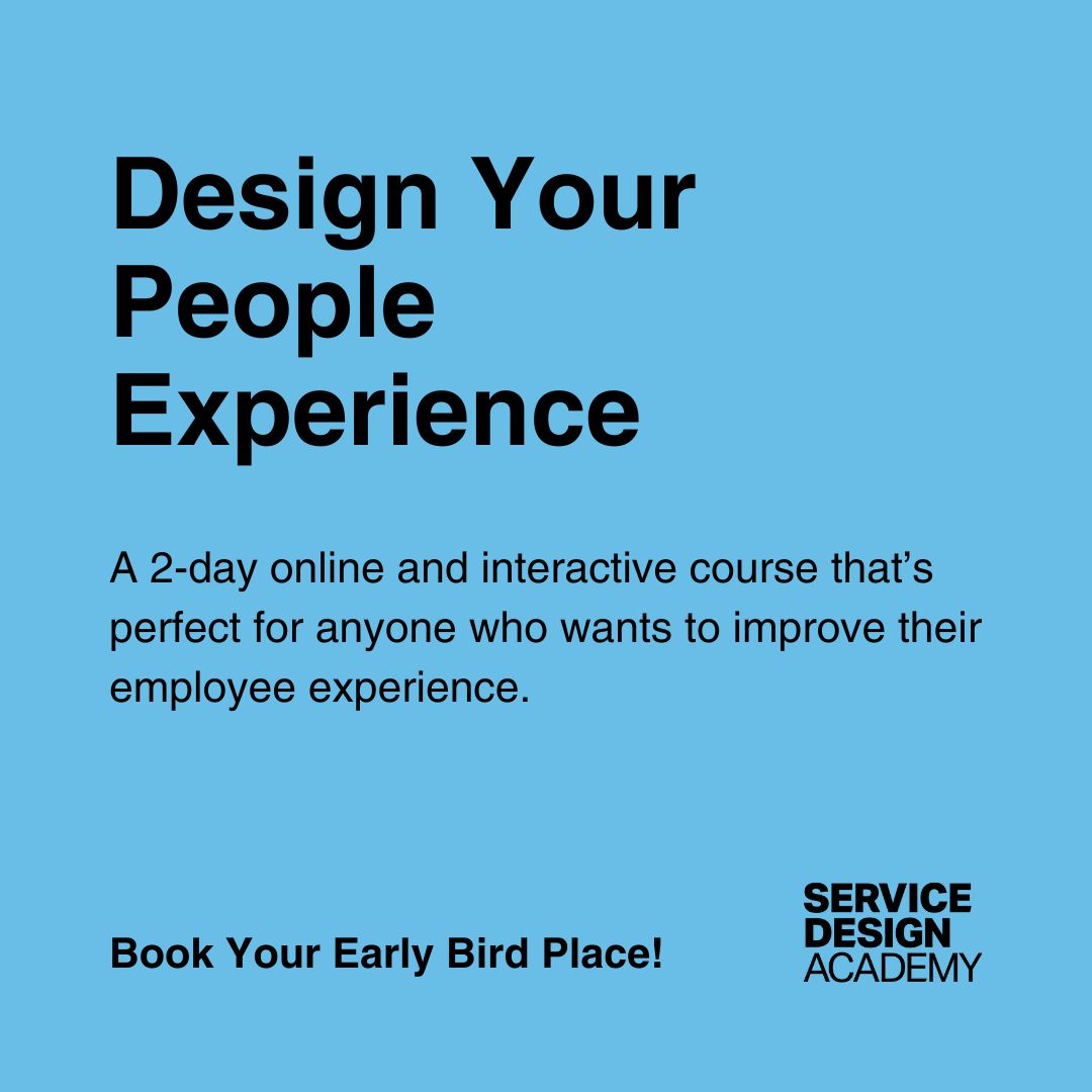 Improve #retention in your business 👏 Our 2-day 'Design Your People Experience' course with learnwithsda uses #servicedesign to help your team thrive 💪 📅 11 & 18 June ⏲ 10AM – 4PM 🖥 Online Find out more & book: pulse.ly/ctgk5n2wqt sda.ac.uk/service-design…