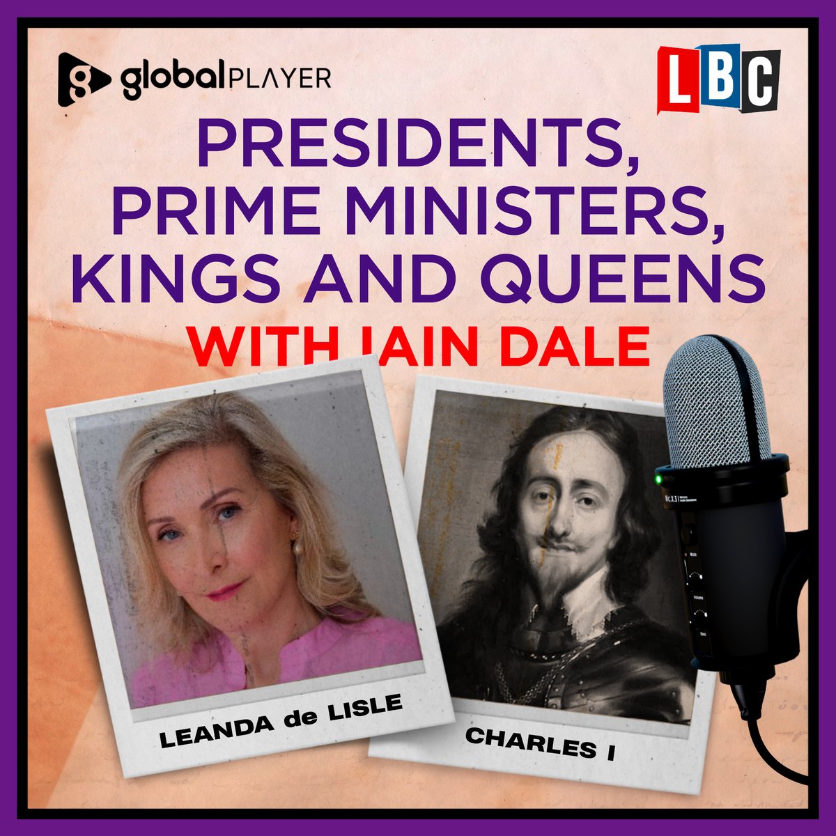 NEW EPISODE OF THE PRESIDENTS, PRIME MINISTERS, KINGS & QUEENS PODCAST 149. King Charles I (1625-49) I talk to @LeandadeLisle about the life and reign of the king whose reign ended with him being beheaded. Listen podcasts.apple.com/gb/podcast/149…