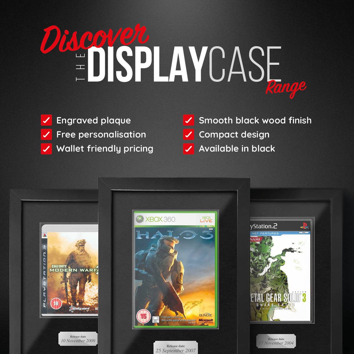 Looking for a way to exhibit your favourite game in a contemporary and wallet-friendly way, where the game commands your attention in a beautifully crafted and compact frame? 😎 Enter: The Display Case Range. Discover more: 👉 go.frameagame.com/JkAm