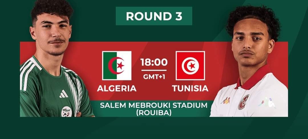 UNAF U17

Jour de match 

Algérie 🆚 Tunisie 

#Teamdz #Algerie #Algeria