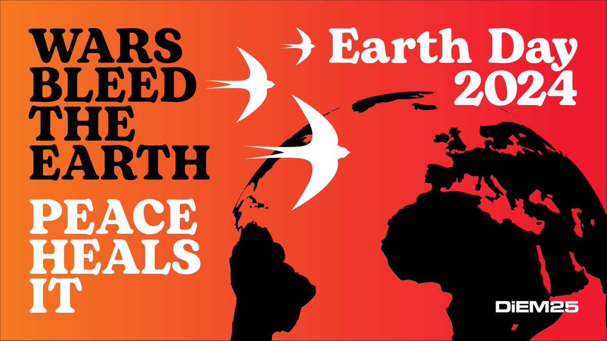 On #EarthDay, we call on progressives worldwide to defend our planet from the environmental devastation of war. Wars bleed the earth. Peace heals it!