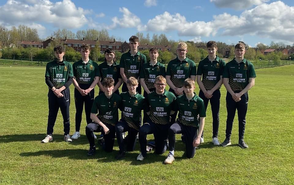 🏏 Thanks to Millbank Farm for coming onboard as the main sponsor of 1st XI Cricket for 2024. James Wright & Andrew Campbell visited the Millbank Farm Shop in Saintfield to thank MD, Emily McGowan. The team wore their new kits in their opening fixture against Grosvenor. 🏏