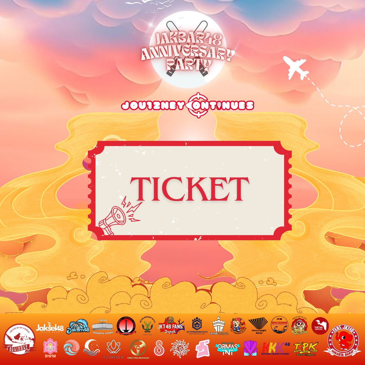 F_JakBar48's tweet photo. 🎉🎶 Ayo Rayakan Bersama! 🎶🎉

Ticket presale sudah dibuka! Berikut cara pembelian dengan cara mengisi link:

📆 Tanggal: 18 Mei 2024
⏰ Waktu : 15.45 (open gath) 
📍 Lokasi: Mahato Rooftop Cafe, Palmerah
🎟️ Detail Tiket PRESALE: 85k 
Cara Membeli: https://t.co/G8zqZU5kVM https://t.co/p0O4bRrZHW
