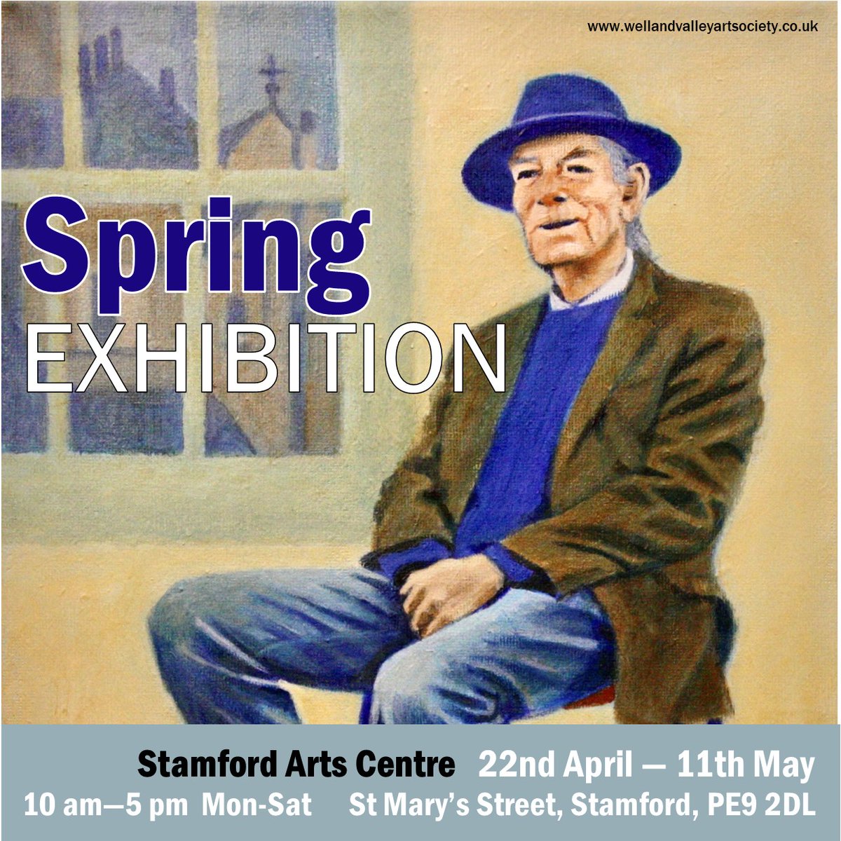 Our spring exhibition opens today (Mon 22 April) at @stamfordarts Come out of the rain and see a wonderful selection of sculptures, drawings and paintings ranging from more 'traditional' to 'abstract' - and a selection of unframed work and prints in the browers. #stamforduk