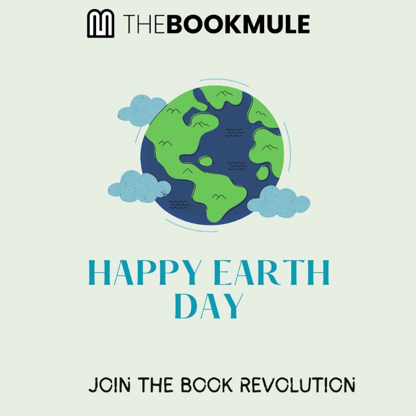 Happy Earth Day from The Bookmule Team! 

Join the book revolution today at thebookmule.com