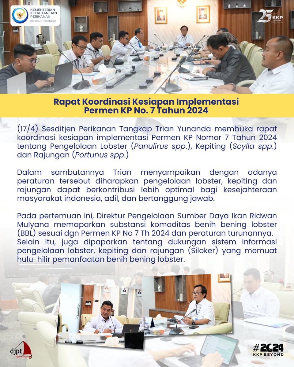 #SahabatBahari, Pasca Libur Lebaran, DJPT serahkan dokumen STBLKK dan persetujuan berlayar ke nakhoda KM Bintang Sampurna Jaya A di PPS Nizam Zachman Jakarta.

Simak KAKAP berikut yuk untuk tau giat DJPT lainnya! Let’s swipe!

#KKPThrive 
#DJPTBersinergi 
#EkonomiBiru