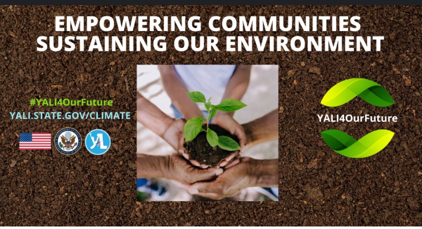 Happy Earth day. #YALI4OurFuture #YALINetwork